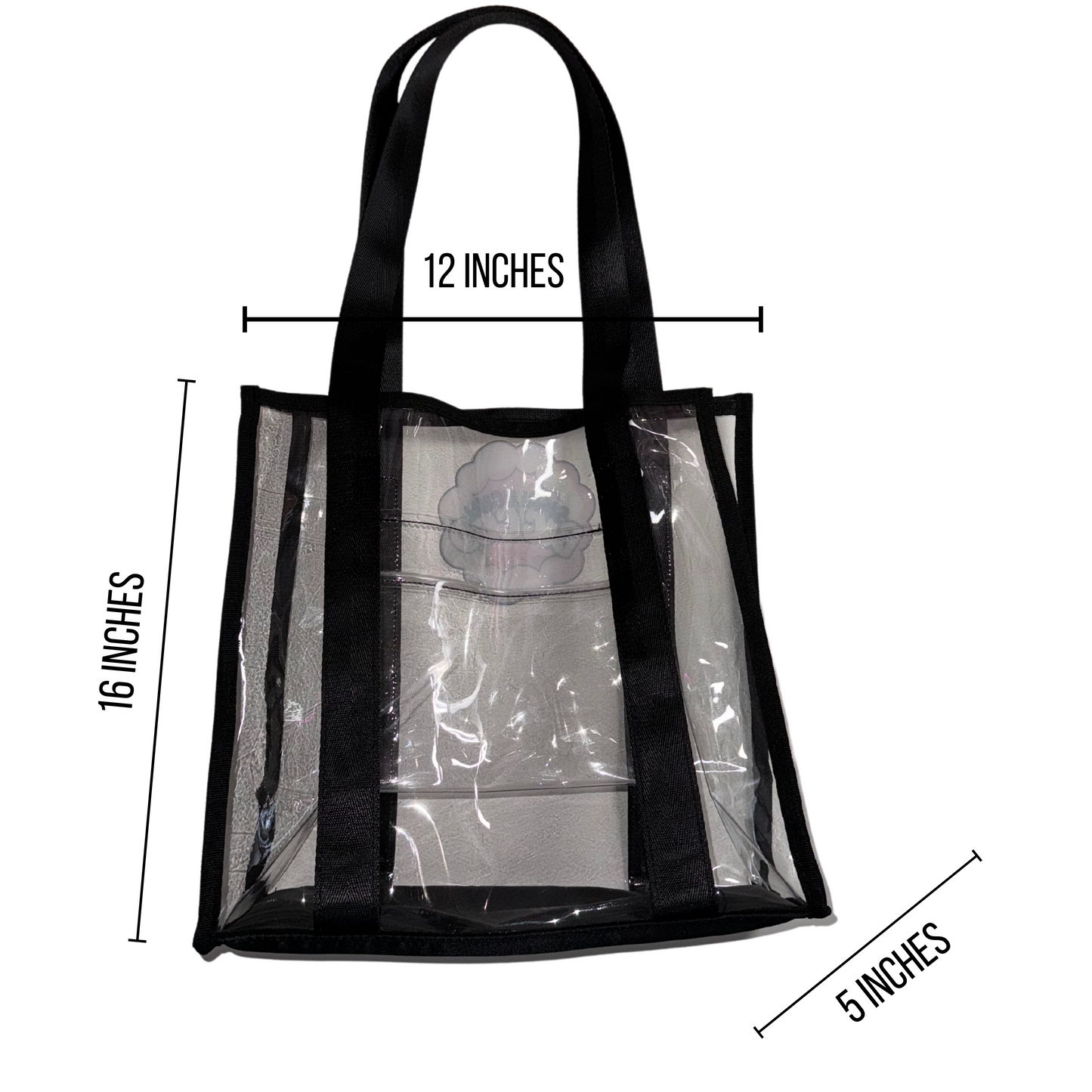 Small Girl - Big God Transparent Tote